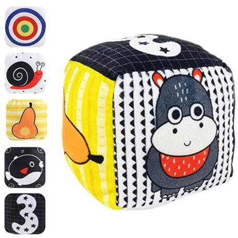 Baby Rasselball,Rasselbälle für Babys - Handgreifball aus Stoff für Kleinkinder | Tag-Sensorball, weicher Sensorball, bunte Tag-Bälle für Kinder, leicht zu greifendes klassisches Spielzeug, eingebaute