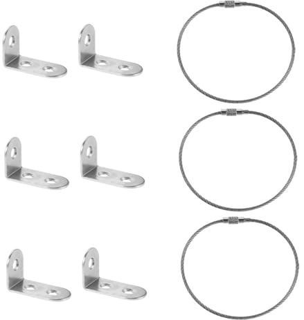 RORPOIR 3 Juegos De Dispositivos Anticaída Para Muebles Infantiles Estanterías Tocador Anclaje De Seguridad Para Pared Anclaje Antivuelco Para Muebles Kit Antivuelco Para