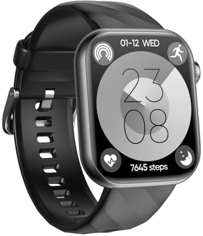 2026 Nuevo ECG Reloj Inteligente con ρresιón Arterιαl/HRV/IMC/Ácido Úrico, 1.97 AMOLED Smartwatch Función SOS, 24/7 Pulsometro, SpO2, Estrés, Monitor de Sueño, Pulsera Actividad para Android iOS
