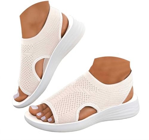 Generiska damsandaler, sommar, bekväma sommarskor, sandaler för kvinnor, sommar, bekväma sandaler, bohoskor, sportiga fritidssandaler, sommar, damer