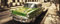 Eurographics, DG-ALU1001 Cuban Car IV 50x125 Glasbild, Glas, Bunt, 125 x 50 x 2 cm