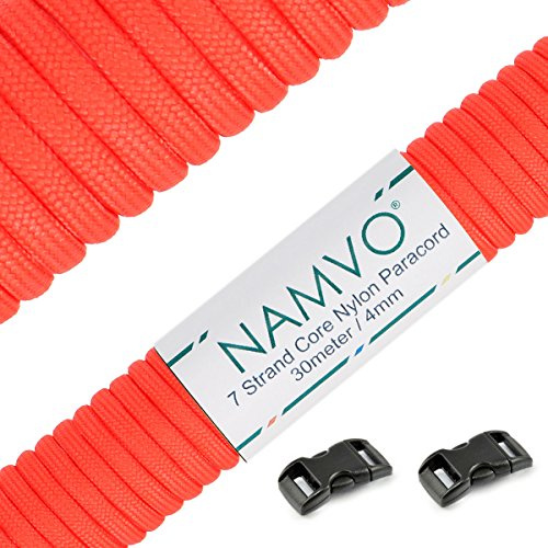 Namvo 550 fallskärmslina typ III, 7 trådar, total längd 30 meter, enfärgad BZ00199