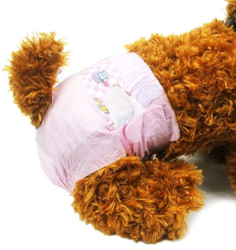 Dono Hundewindeln für Hündinnen, 20 Stück, Katzenwindeln, Hunde Windeln Weibliche, Läufigkeitshose für Hündinnen, Windeln für Weibliche Hunde und Katze, Super Saugfähig, XXS