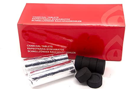 Scentolino Räucherkohle Schnellzünder Räuchern 20 Rollen Ø 27mm 120 Stück