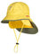 Trollkids Kinder Regenhut Rain, Trübes Gelb/Tongrün, Größe 6-12 Years;52-56cm