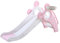 Faltbare Rutsche für Innen und Außen, ab 1 Jahr, Kinderrutsche für den Garten, Geschenk für Kinder, Geburtstagsgeschenk (Rosa)