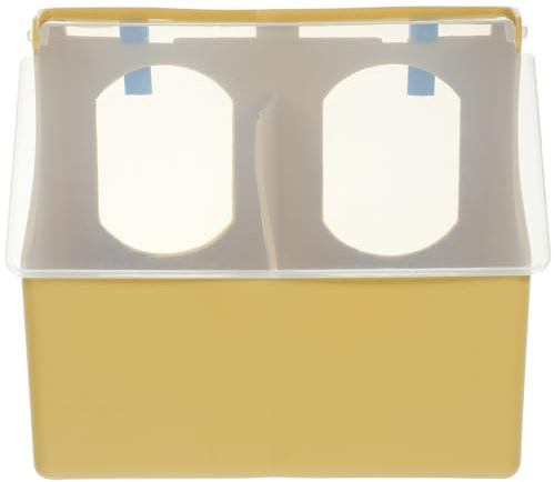 Beavorty Mangiatoia per Uccelli in Plastica Resistente, Contenitore Cibo per Piccioni e Quaglie, Piccolo Accessorio Multifunzione per Uso Interno ed Esterno in Giardino e Colore Casuale