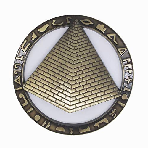 Magnete da frigorifero in metallo con piramide egiziana in 3D, decorazione per casa e cucina, adesivo magnetico per frigorifero Egitto
