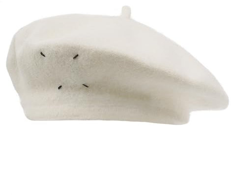 CLAPE Klassische Wollmütze im Französischen Stil Unisex Baskenmütze Mode Barett Warm Beret Mütze Vintage Artist Hat