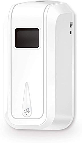 KouRy 1100ml Touchless Automatic Foam Soap Dispenser Liquid Hand Sanitizer Disinfectant Alcohol Gel Spray Wall Mounted White