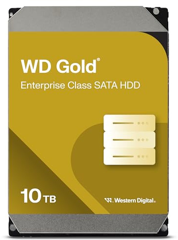 Western Digital Gold Enterprise Class 10TB 3.5 Enterprise SATA HDD/Hard Drive