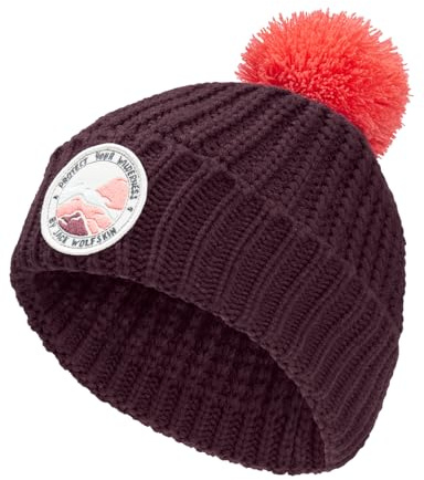 Jack Wolfskin Gorro Unisex para niños con pompón