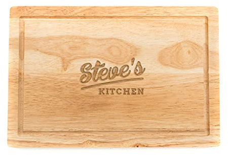Personalised Kitchen Chopping Board - Housewarming Gifts For Men - Personalised Cheese Board for Him - New Home Gifts for Friends - Christmas Gifts For Him - Gifts for Cooking Lovers