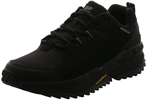 Skechers Herren Bionic Trail Road Sector Trekking Shoes, Black Suede/Pu/Mesh/Black Trim, 42 EU