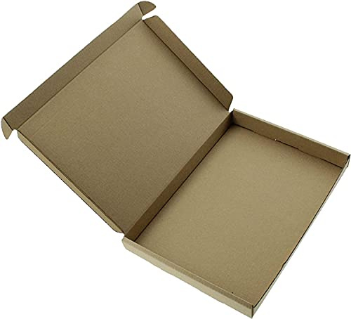 iDEALS UK PACKAGING LTD C5 A5 Postal Pip Boxes Large Letter Cardboard Shipping Boxes for Posting, E-Flute Material, 229 x 159 x 20mm, Flat Pack (Pack of 25)