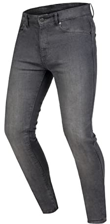 OZONE MOTO Striker Jeans de Moto Hombre | Forro de Fibra Aramida | Protectores de Rodilla Flying Bats Nivel 2 | Bolsillos para Protectores de Cadera y Coxis | Slim Fit