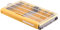 Plano Edge 3600 Jig & Bladed Jig Utility Box, Grau und Gelb, für bis zu 70 einzelne Jigköder, rostfrei und wasserdicht Köderaufbewahrung Organizer