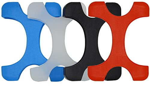 SDKDZKG 4 Pieces of 2.5 Inch Silicone Hard Drive Protective Case,Shock Proof and Drop Proof Elasticity to Protect Your Device Safety,Suitable for 2.5 Inch Mobile Hard Drives