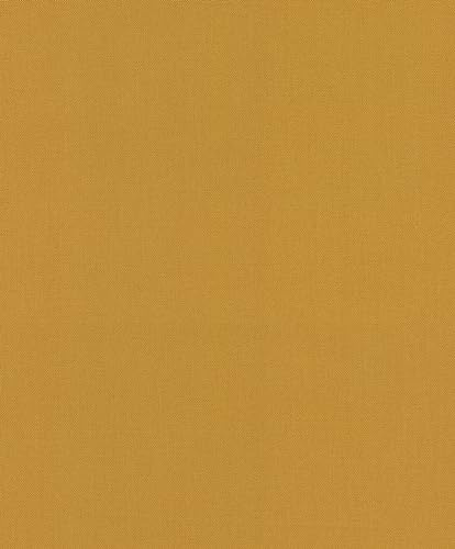 Rasch tapeter 633153 – unik tapet av fleece i gult från kollektionen Color your life – 10,05 m x 0,53 m (L x B):
