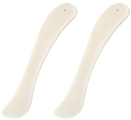 2pcs Sewing Seam Markers, ABS Material Quilting Marking Bone Folder Sewing Creaser Scoring Folding Leather Bookbinding Accessory for DIY Handicrafts Fabric Tools(Off-White)