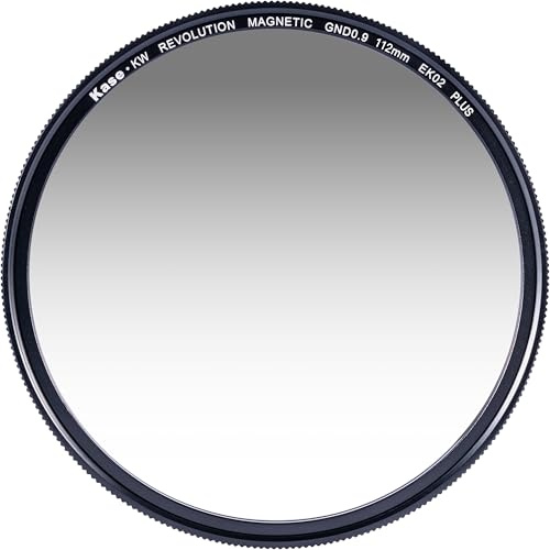 Kase KW Revolution Plus Magnetic Shockproof Soft Grad GND0.9 ND8 3 Stop Neutral Density Filter Low Reflection Optical Glass (112mm)