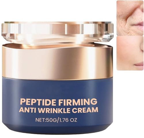 Polpeptide giapponese rassodante anti rughe crema viso acido ialuronico anti-invecchiamento crema idratante viso per le donne, crema rassodante per viso e collo (1 pezzo)