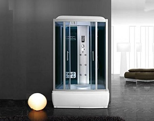 Bagno Italia Cabina idromassaggio 6 getti con vasca box doccia 120x85 multifunzione I