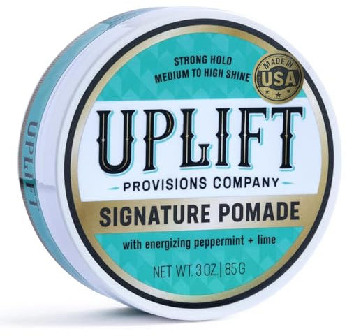 Uplift Provisions Company Exclusive Ointment for Strong Hairstyles That Last: Strong Hold, High Shine, Effortless Washing, Attractive, Plain, 3 Ounces, Clear
