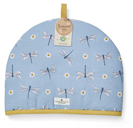 Cooksmart British Designed Tea Cosy | Teapot Warmer Suitable For Small, Medium or Large Teapots | Designed by British Designers in the UK - English Meadow