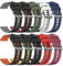 EZMVZKU 22mm Silikon Armband für Samsung Galaxy Watch 3 45mm/Watch 46mm/Amazfit GTR3/3 PRO/GTR4 Ersatzarmband,Kompatibel Mit Huawei Watch GT runner/GT3 46mm/3/3 pro Sport Uhrenarmband (10pack1)