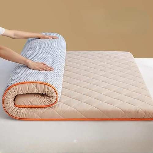 Colchón de futón, colchón de látex de primera calidad, colchón portátil plegable suave, colchón de tatami enrollable para dormitorio, sofá, dormitorio, sala de estar ( Color : C , Size : 80 x 190 cm )