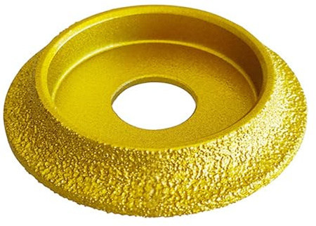 Angle Grinder Wheels,Edge Profile Sanding Disc,French Side,Grinding Wheel Disc Diamond Cup Grinder for Angle Grinders, 10mm