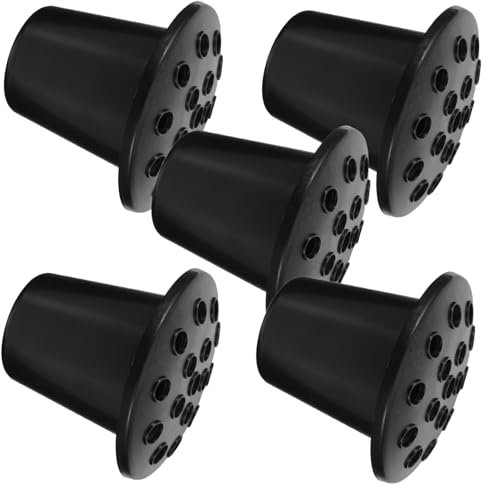 PHENOFICE 5pièces Vase De Cimetière Plastique Pot De Fleurs à Support De Composition pour Tombe