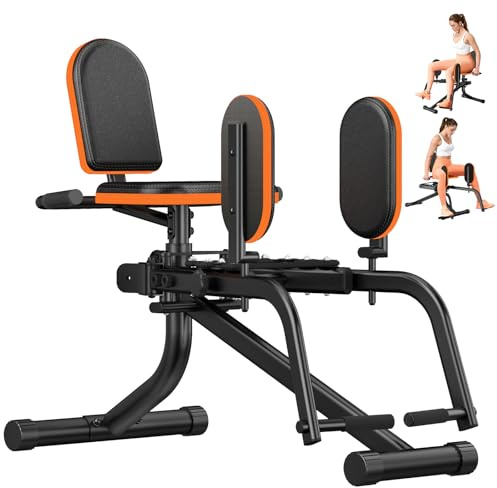 HXD-ERGO Macchina per Abduzione dell’Anca per Casa, Glute Trainer con Resistenza Regolabile, Attrezzo per Allenamento Glutei e Cosce, Compatta