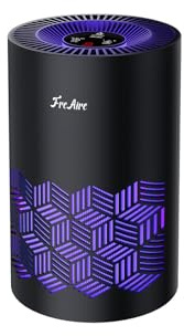 FreAire Air Purifiers for Bedroom Up to 1086 Ft², Air Purifiers for Home with Lights, HEPA Air Purifier Removes Dust Smoke Pollen Dander Smell, for Home/Pets/Bedroom