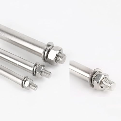 4 st M8 Heavy Duty expansionsbultar - 304 SUS ankarbultar med sexkantsmutter och bricka(M8x200mm)