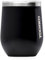 Corkcicle Verre à vin isotherme sans pied, noir mat, 355 ml, verre à vin sans pied en acier inoxydable, garde les boissons froides pendant 6 heures, chaudes pendant 3 heures – Tasse isotherme