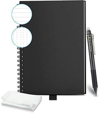 HOMESTEC Smart Notebook Taccuino Digitale A5 - Cancellabile,Riutilizzabile Compatibile con Sistemi Cloud, Agenda Giornaliera, Organizer, Planner Settimanale, Mensile, Annuale, Senza Date