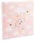 goldbuch Babyalbum Mobile Girl Fotoalbum mit 58 weißen Blankoseiten und 4 illustrierten Seiten, Einband aus Kunstdruck mit Goldprägung, Album Mädchen, Fotobuch Rosa, 30 x 31 x 4 cm