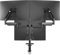 Pholiten Monitorhalterung 3 Monitore, Höhenverstellbarer Triple Monitor Stand, Bildschirmhalterung 3 monitore, Gasfeder-Monitor Arm für 3 Monitore 17-27 Zoll LCD Bildschirme bis 6kg pro Arm MD8003