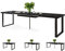 All4All Esszimmertisch Avanti - Esstisch - Loft Tisch – ausziehbar bis 310cm - Küchentisch - Kitchen Table - 160x90cm - 05 - Schwarz