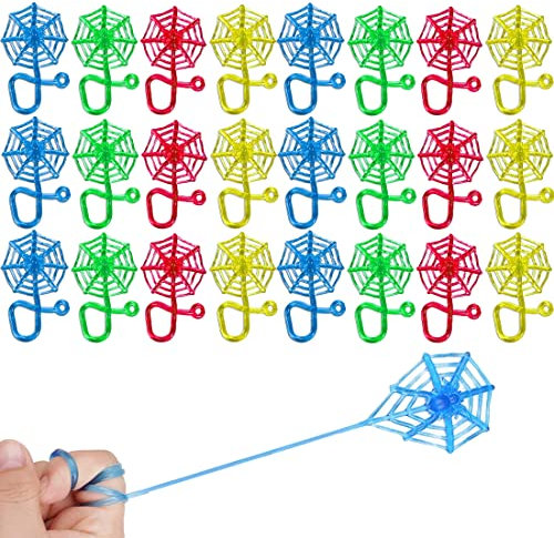 SUNCHE 24 Stücke Klatschhand Kinder, Glibberhand Mitgebsel, Klatschhände, Klebrige Spinnennetz Spielzeug, Klatschhand Glibber, Mehrfarbig Klebrige Glibberhände, Party Mitgebsel für Kinder Geburtstag