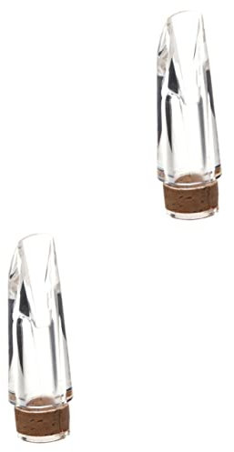 Milisten Lot De 2 Becs De Clarinette Pour Clarinettistes En Plastique Abs 90 X 25 Mm