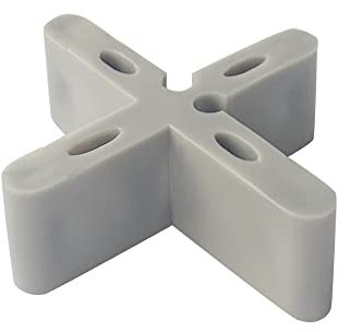 Colore grigio 6 mm x 15 mm di spessore esterno muratore distanziatore piastra di cemento distanziatore giardino mattoni distanziatore per fughe con punto di rottura T distanziatore quadrato croce