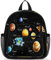 TropicalLife Sonnensystem Rucksack Schultasche f¨¹r Jungen M?dchen Kinder Kleinkind Kinder Universum Weltraum Galaxy B¨¹chertasche Wasserdichter Rucksack Freizeit Tagesrucksack, mehrfarbig