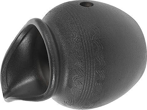 POPETPOP Ceramic Waterfall Jar Fontaine Décor Circulant pour Jardin Et Courtyard Vasque Céramique Ouverte pour Décoration Extérieure Et Intérieure