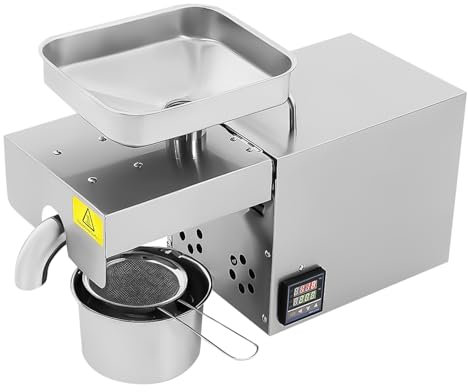 Pressa Olio, Pressa Frutta, Estrattore Di Olio Automatico, Qualità Commerciale, Attrezzature Olio Biologico Casa, Per Spremere Arachidi, Semi Sesamo, Colza, Noci, Olive Ecc