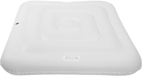 Acouto 130 Cm Uppblåsbart Poolskydd Utomhusspa Poolskyddsskydd PVC Poolskydd Pooler och Måttlig C Uppblåsbart ProtectorSquare SwimmingpoolskyddPoolskydd