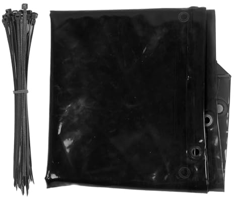 Badafaci Welding Curtain Screen Guard 5.71 x 7.68ft Retardant Polyethylene Hanging Holes for Sparks Radiation