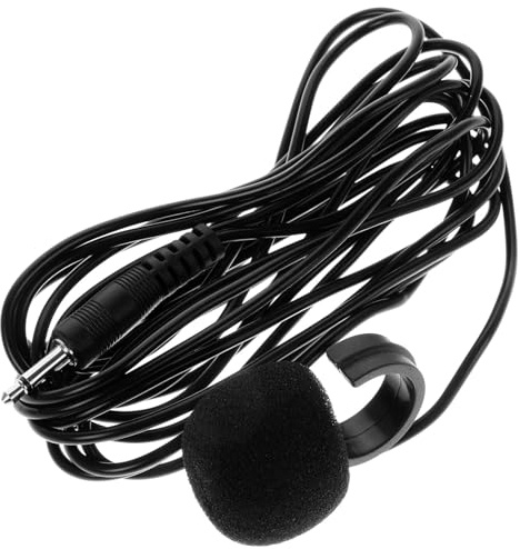 Hemobllo Microfono Pickup per Strumento Musicale a Dito Connettore, Materiale Abs Nero, per Flauto e Performance, Funzionamento Comodo